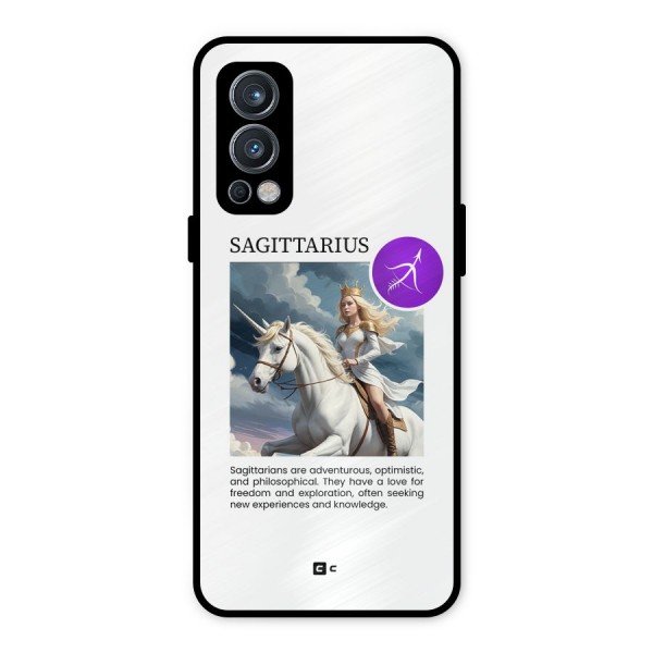 Sparkling Sagittarius Metal Back Case for OnePlus Nord 2 5G