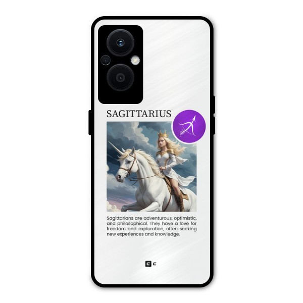 Sparkling Sagittarius Metal Back Case for Oppo F21s Pro 5G