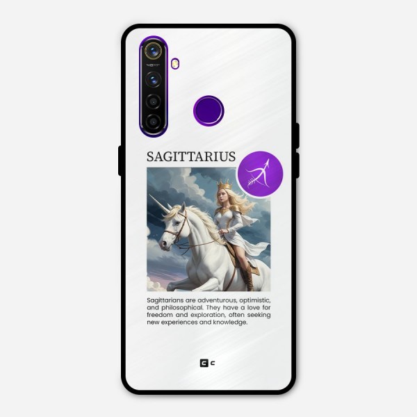 Sparkling Sagittarius Metal Back Case for Realme 5 Pro