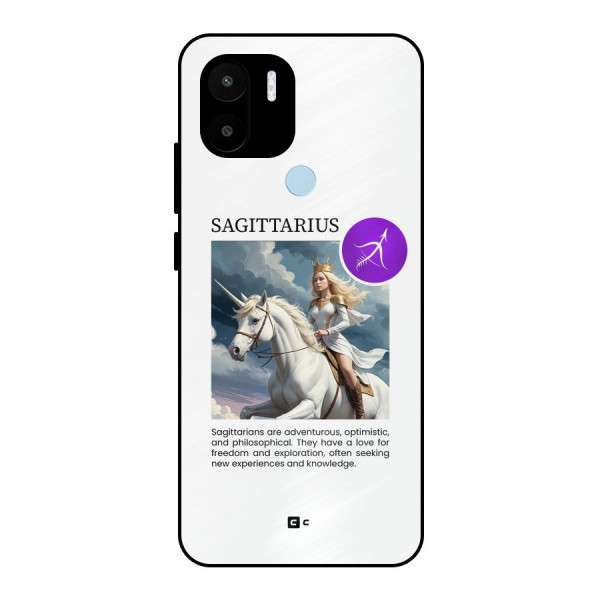 Sparkling Sagittarius Metal Back Case for Redmi A1 Plus