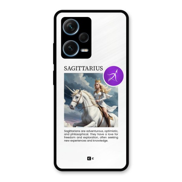 Sparkling Sagittarius Metal Back Case for Redmi Note 12 Pro Plus 5G