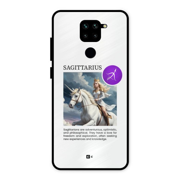 Sparkling Sagittarius Metal Back Case for Redmi Note 9