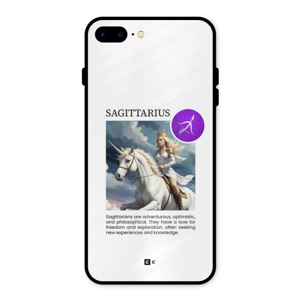 Sparkling Sagittarius Metal Back Case for iPhone 7 Plus