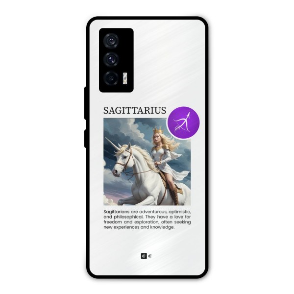 Sparkling Sagittarius Metal Back Case for iQOO 7 5G