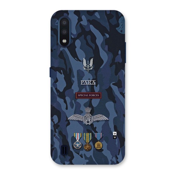 Special Forces Badge Back Case for Galaxy M01
