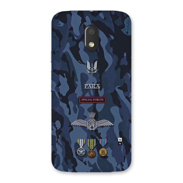 Special Forces Badge Back Case for Moto E3 Power