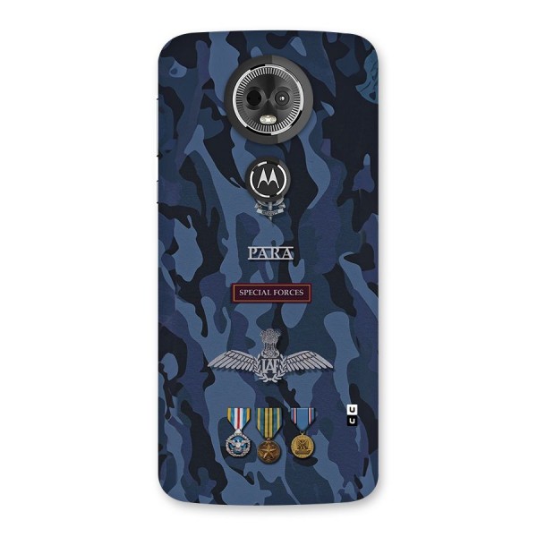 Special Forces Badge Back Case for Moto E5 Plus