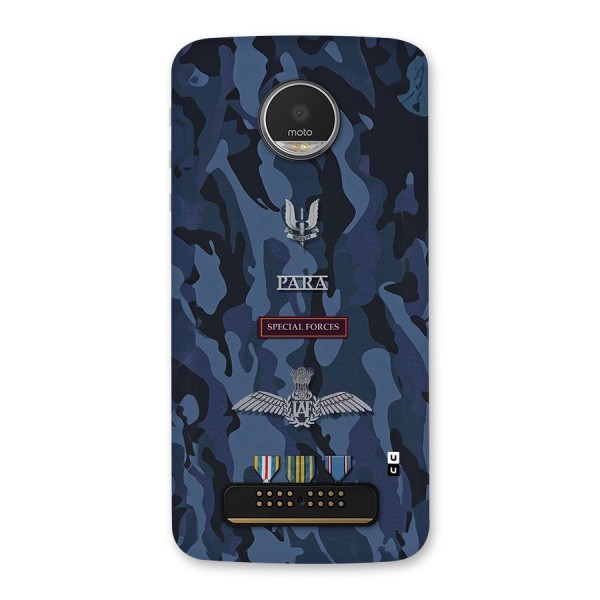 Special Forces Badge Back Case for Moto Z Play