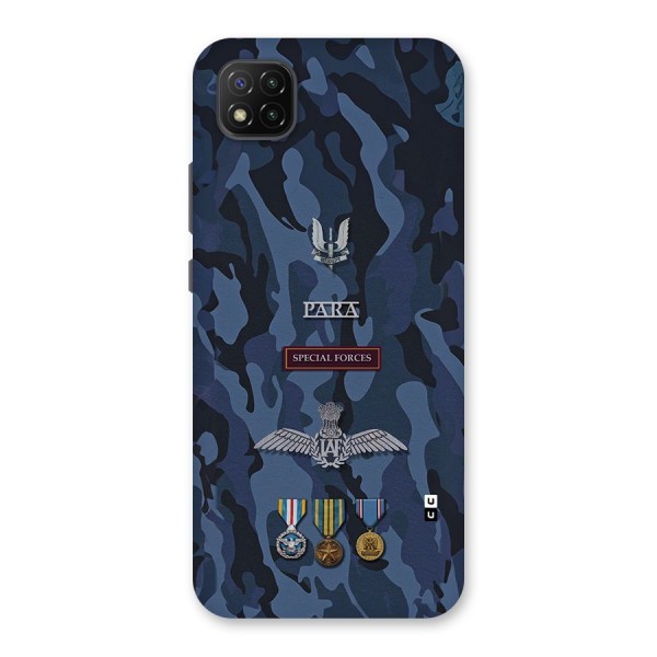 Special Forces Badge Back Case for Poco C3
