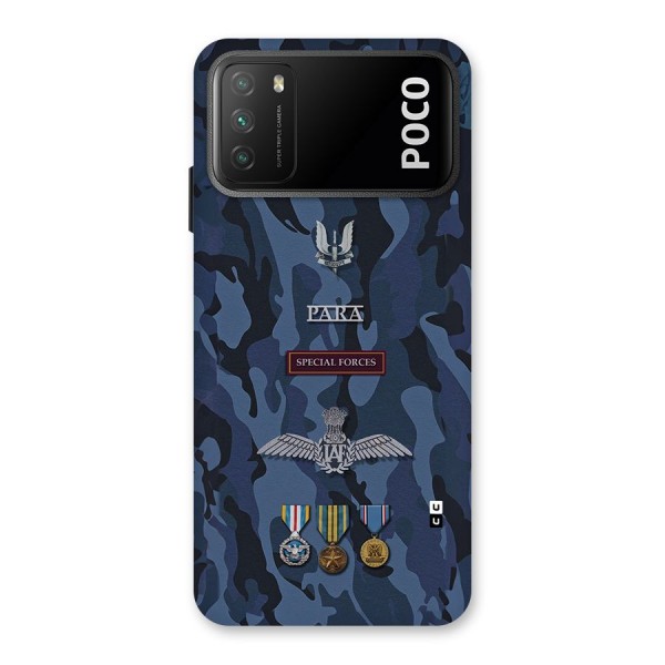 Special Forces Badge Back Case for Poco M3