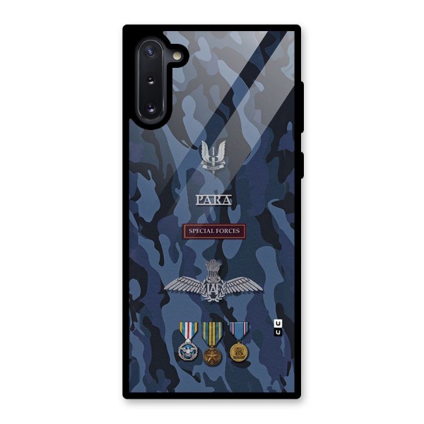 Special Forces Badge Glass Back Case for Galaxy Note 10