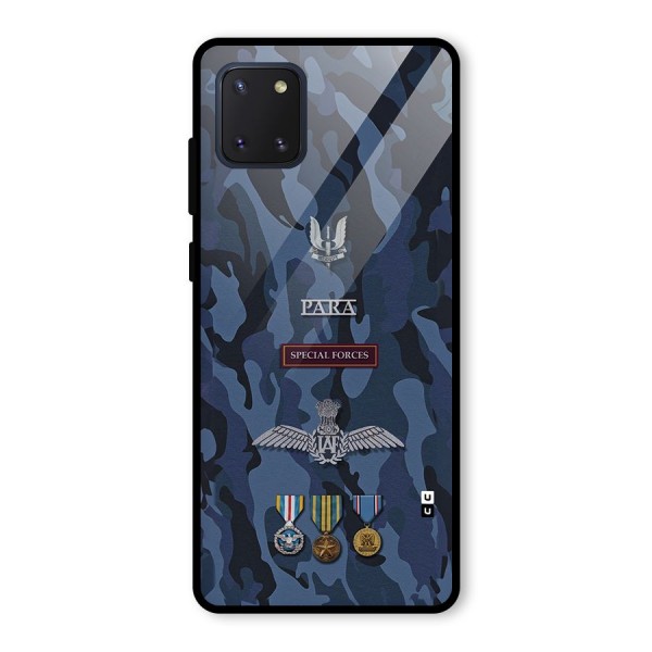 Special Forces Badge Glass Back Case for Galaxy Note 10 Lite