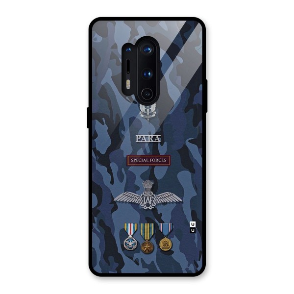 Special Forces Badge Glass Back Case for OnePlus 8 Pro