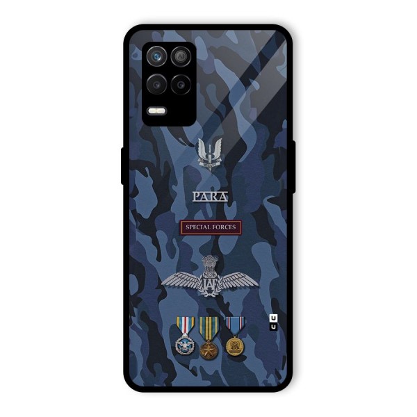 Special Forces Badge Glass Back Case for Realme 9 5G