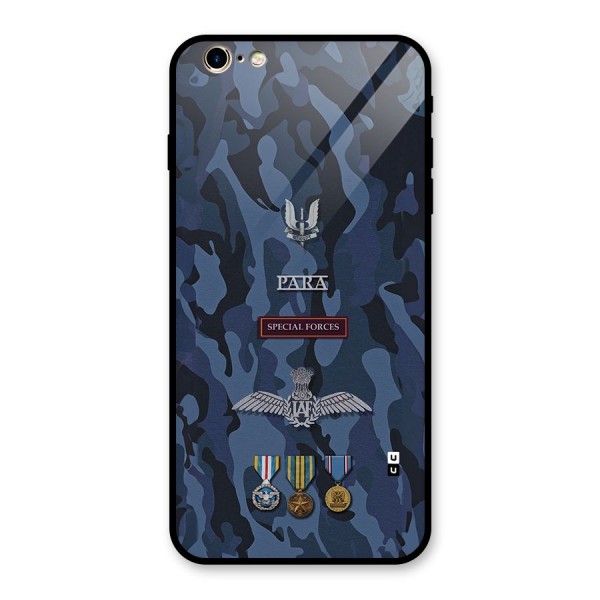 Special Forces Badge Glass Back Case for iPhone 6 Plus 6S Plus