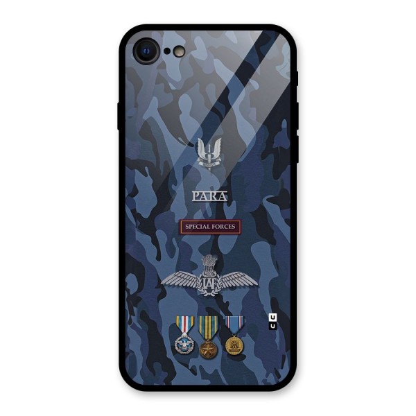 Special Forces Badge Glass Back Case for iPhone 7