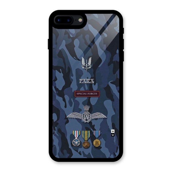 Special Forces Badge Glass Back Case for iPhone 7 Plus