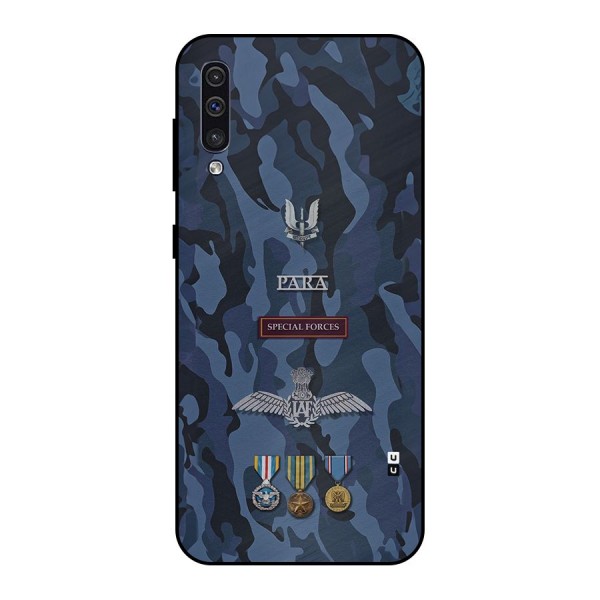 Special Forces Badge Metal Back Case for Galaxy A30s