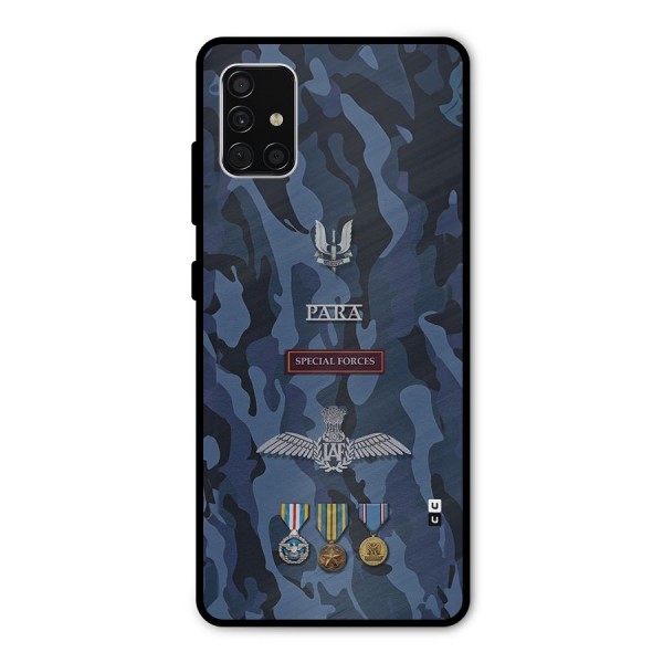 Special Forces Badge Metal Back Case for Galaxy A51