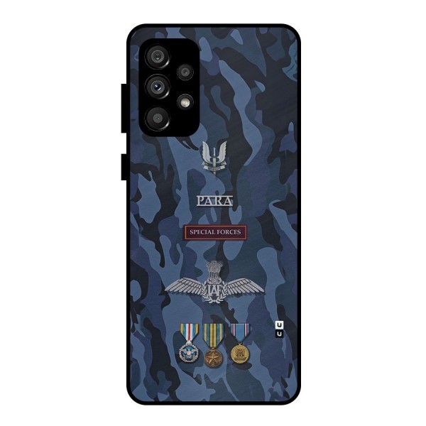 Special Forces Badge Metal Back Case for Galaxy A73 5G