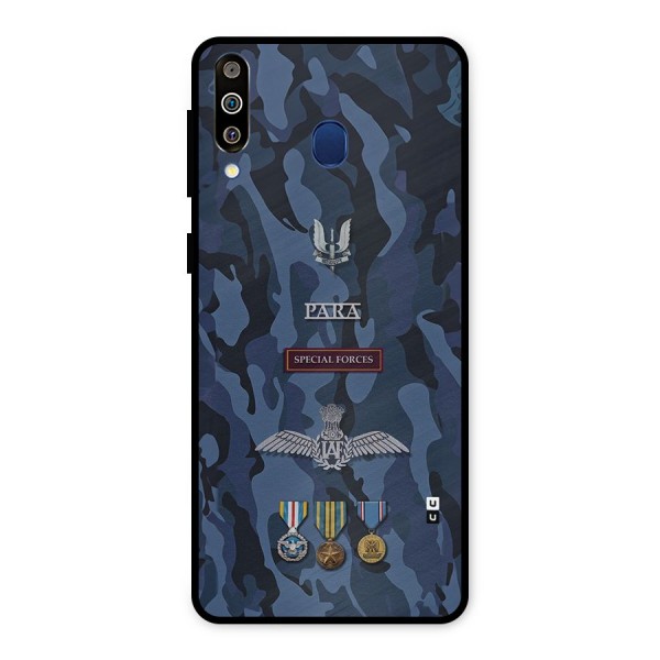 Special Forces Badge Metal Back Case for Galaxy M30