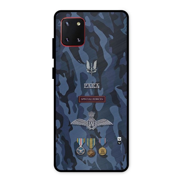 Special Forces Badge Metal Back Case for Galaxy Note 10 Lite