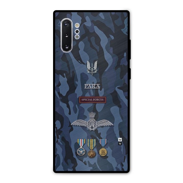 Special Forces Badge Metal Back Case for Galaxy Note 10 Plus