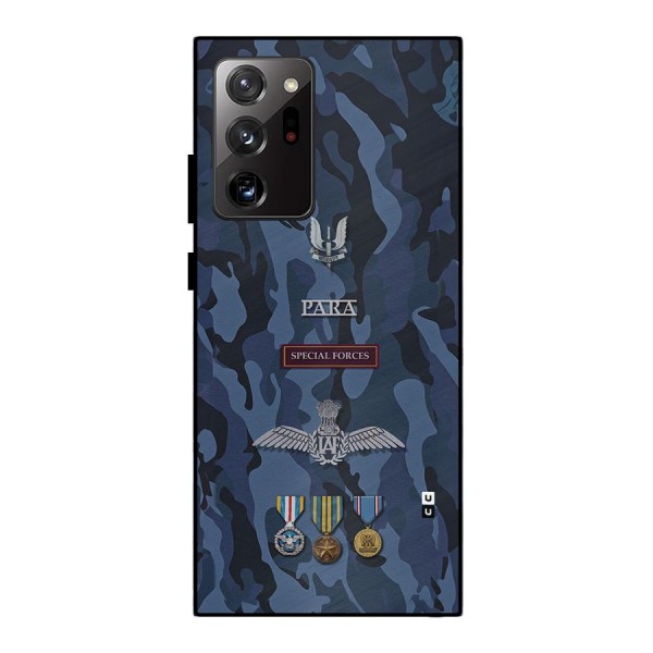 Special Forces Badge Metal Back Case for Galaxy Note 20 Ultra 5G