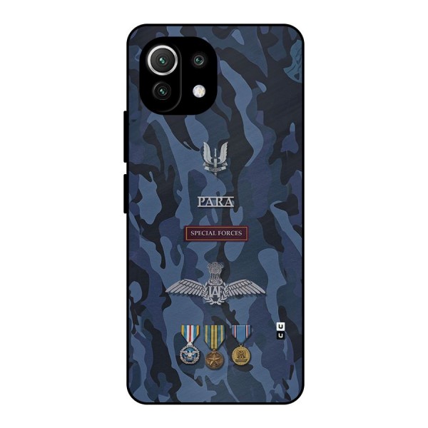 Special Forces Badge Metal Back Case for Mi 11 Lite