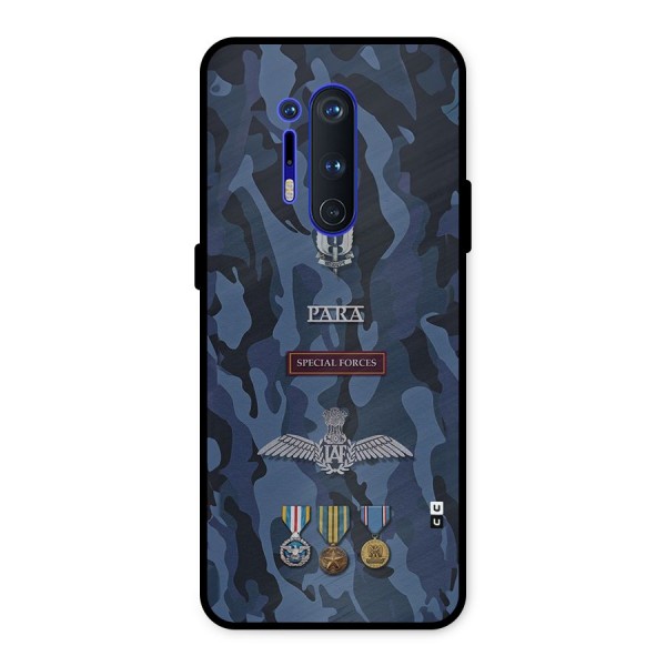 Special Forces Badge Metal Back Case for OnePlus 8 Pro