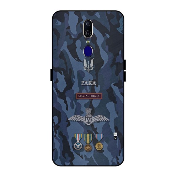 Special Forces Badge Metal Back Case for Oppo F11