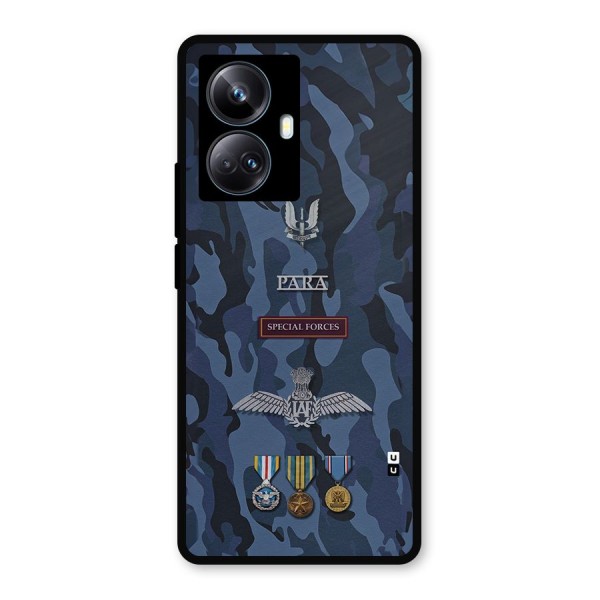 Special Forces Badge Metal Back Case for Realme 10 Pro Plus