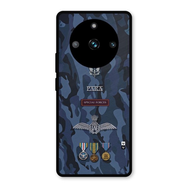 Special Forces Badge Metal Back Case for Realme 11 Pro