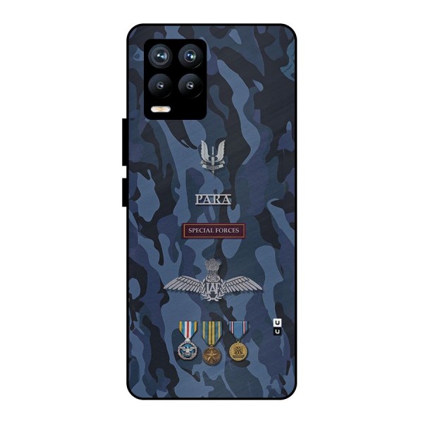Special Forces Badge Metal Back Case for Realme 8 Pro