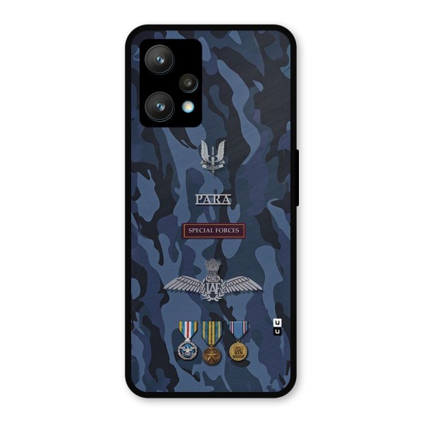 Special Forces Badge Metal Back Case for Realme 9 Pro Plus 5G