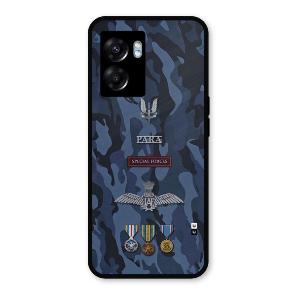 Special Forces Badge Metal Back Case for Realme Narzo 50 5G