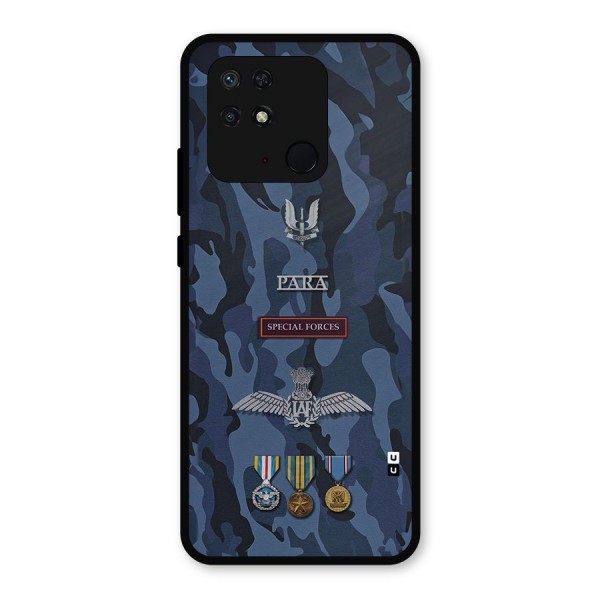 Special Forces Badge Metal Back Case for Redmi 10