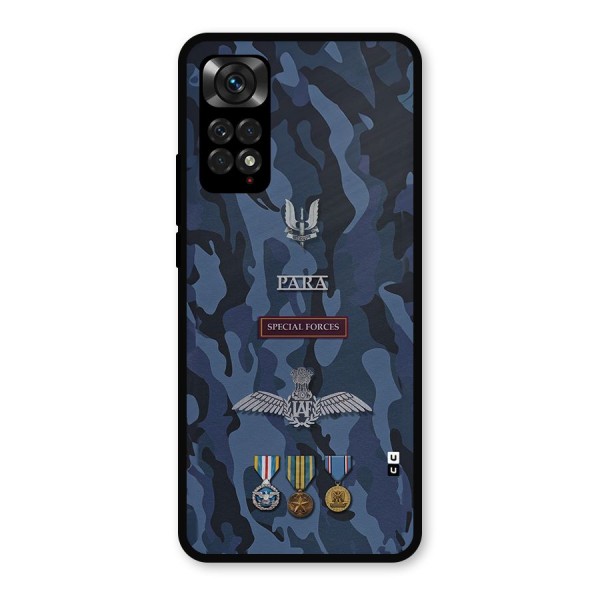 Special Forces Badge Metal Back Case for Redmi Note 11s