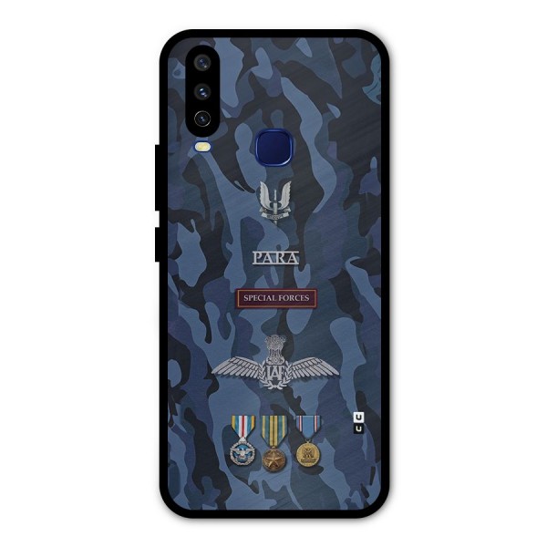 Special Forces Badge Metal Back Case for Vivo V17