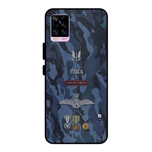 Special Forces Badge Metal Back Case for Vivo V20 Pro