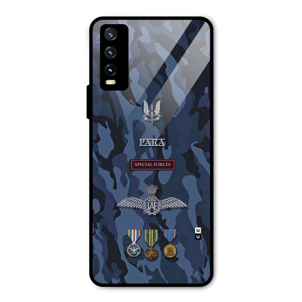 Special Forces Badge Metal Back Case for Vivo Y20t