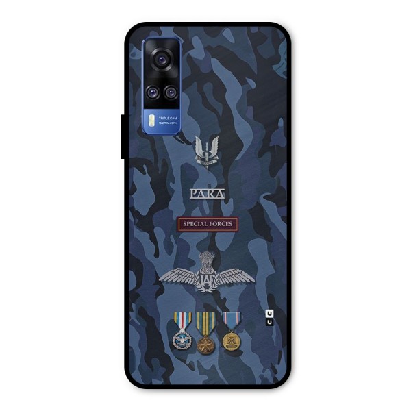Special Forces Badge Metal Back Case for Vivo Y51A