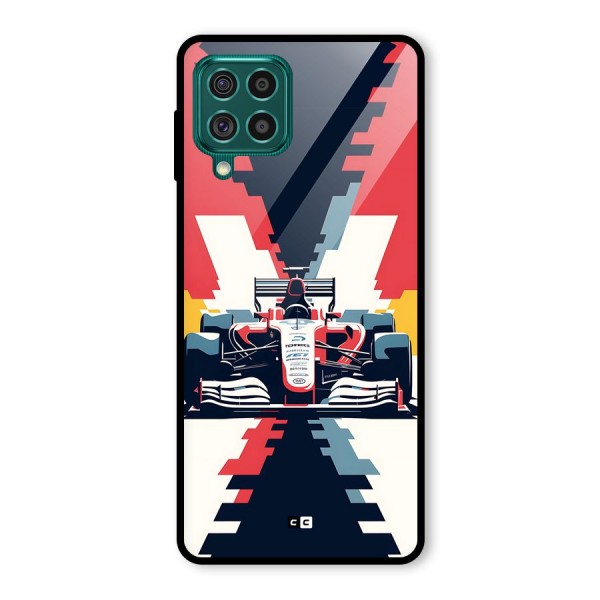 Sports One Glass Back Case for Galaxy F62