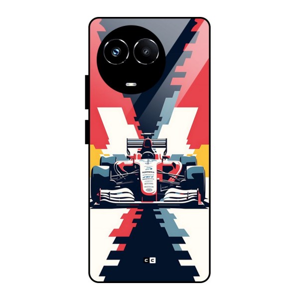 Sports One Glass Back Case for Realme 11X
