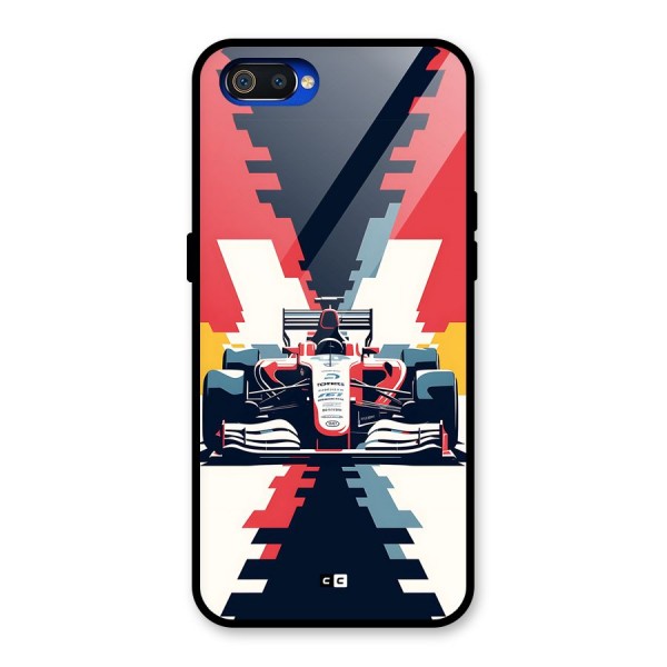 Sports One Glass Back Case for Realme C2