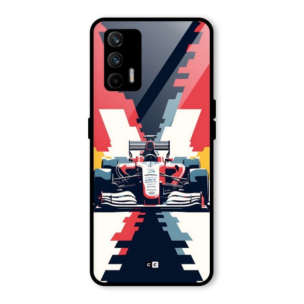 Sports One Glass Back Case for Realme X7 Max