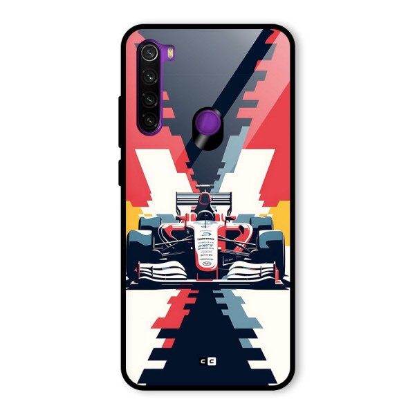 Sports One Glass Back Case for Redmi Note 8