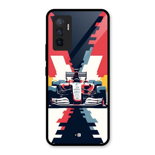 Sports One Glass Back Case for Vivo V23e
