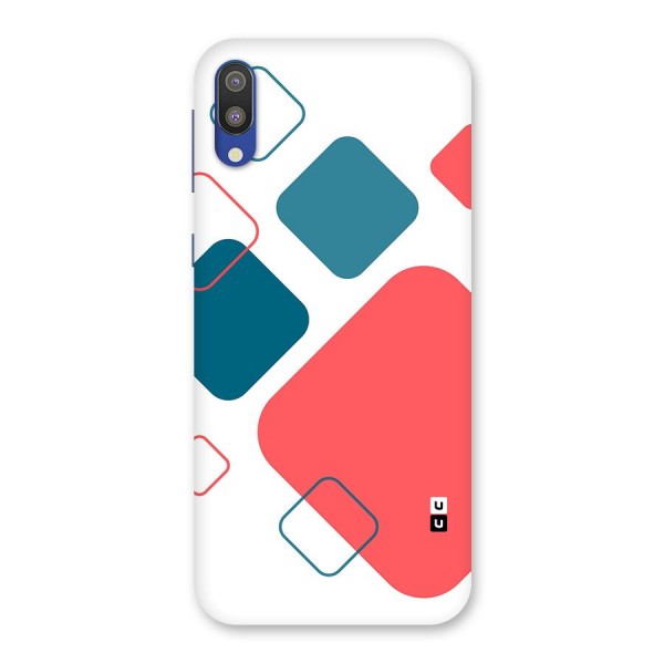 Square Pattern Beautiful Abstract Back Case for Galaxy M10
