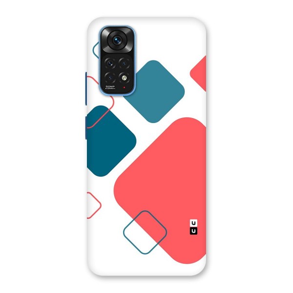 Square Pattern Beautiful Abstract Back Case for Redmi Note 11